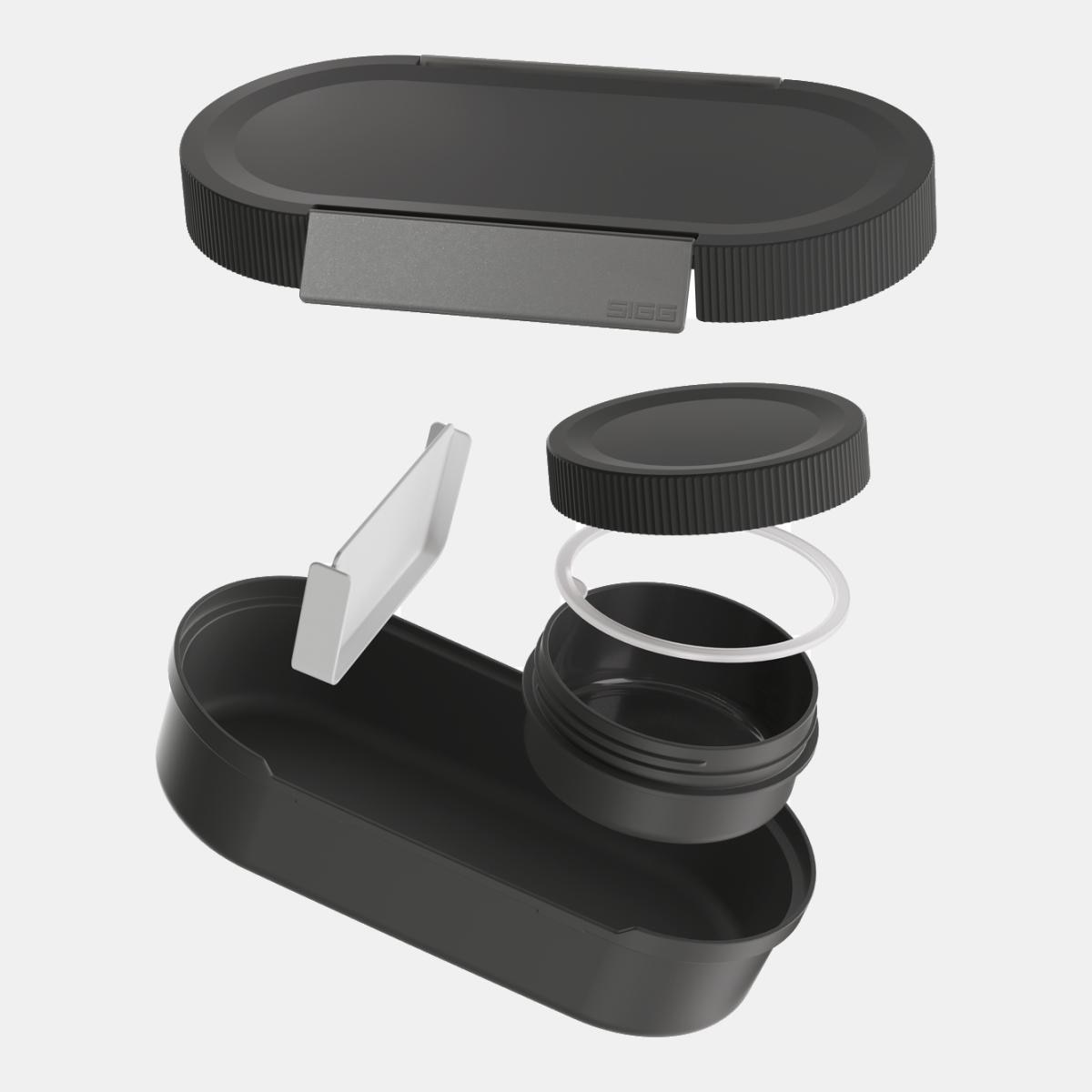 Recipiente Casual Unisex Lumo Lunch Sigg Preto-3
