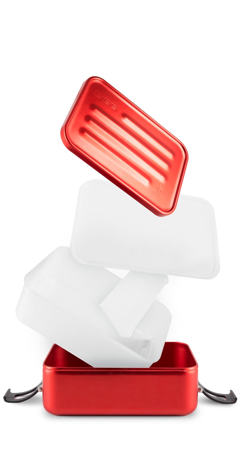Recipiente Small de Alumínio Vermelho-2
