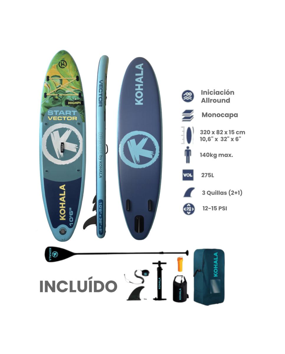 Prancha de Paddle Surf Insuflável 10,6" Kohala Start Azul-4