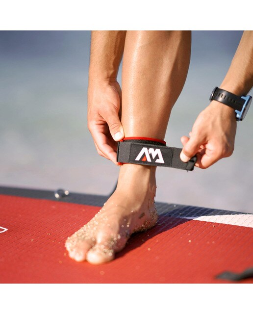 Correia de Tornozelo para Prancha Paddle Surf Preto / Vermelho-2