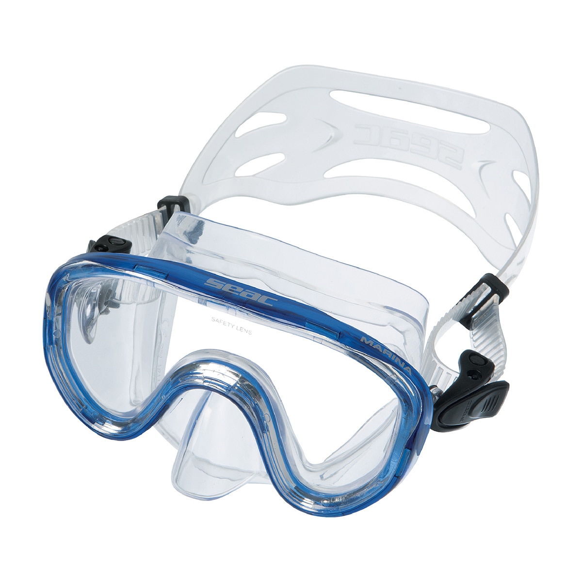 Máscara de Mergulho de Criança Marina Siltra Azul / Transparente-1
