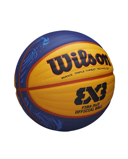 Bola de basquetebol FIBA 3x3 Game Tamanho 6 Wilson Amarelo / Azul-2