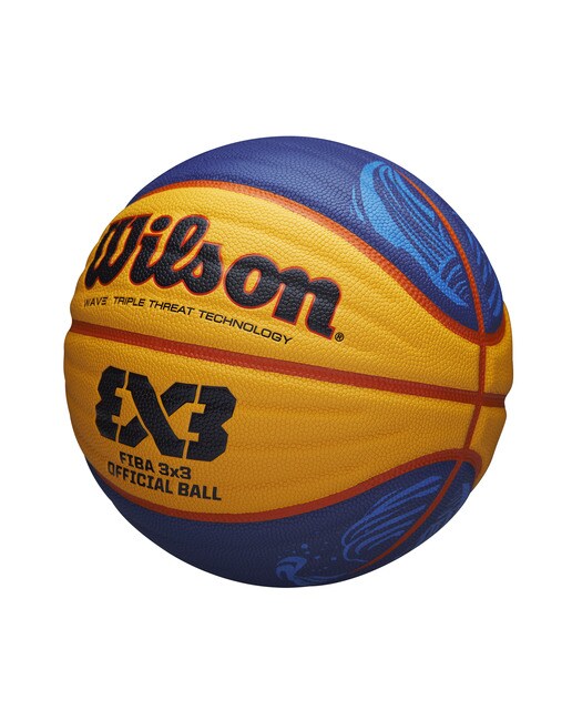 Bola de basquetebol FIBA 3x3 Game Tamanho 6 Wilson Amarelo / Azul-3