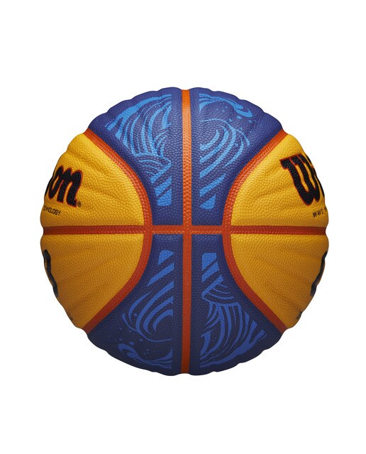 Bola de basquetebol FIBA 3x3 Game Tamanho 6 Wilson Amarelo / Azul-4