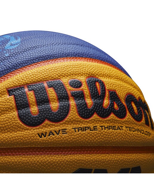 Bola de basquetebol FIBA 3x3 Game Tamanho 6 Wilson Amarelo / Azul-5