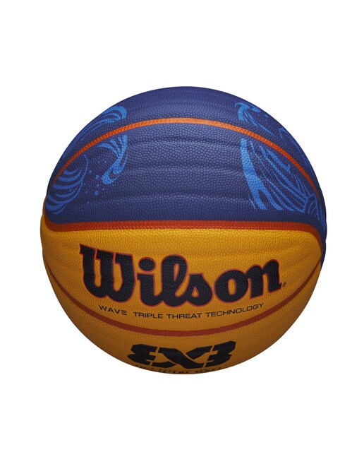 Bola de basquetebol FIBA 3x3 Game Tamanho 6 Wilson Amarelo / Azul-6