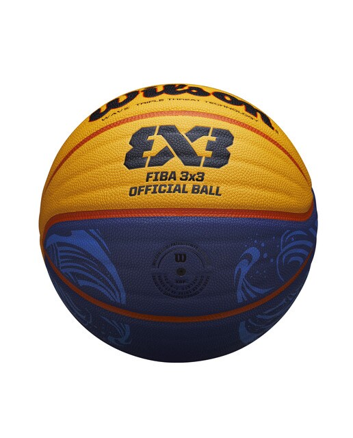 Bola de basquetebol FIBA 3x3 Game Tamanho 6 Wilson Amarelo / Azul-7