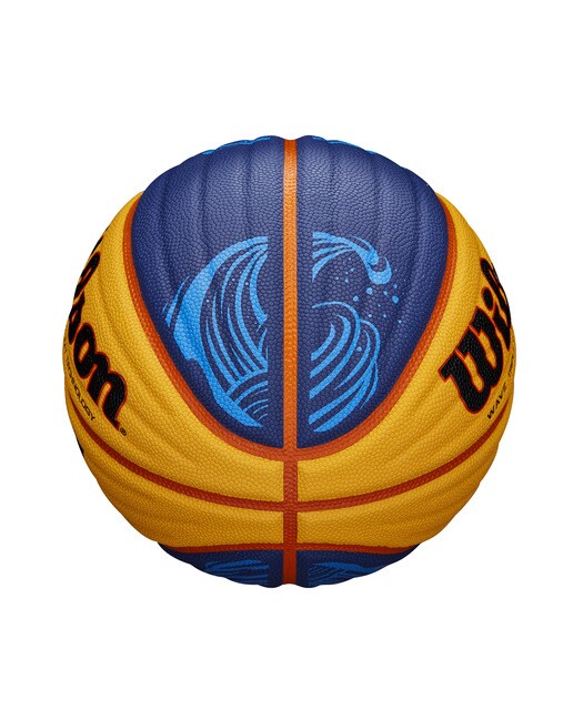 Bola de basquetebol FIBA 3x3 Game Tamanho 6 Wilson Amarelo / Azul-8