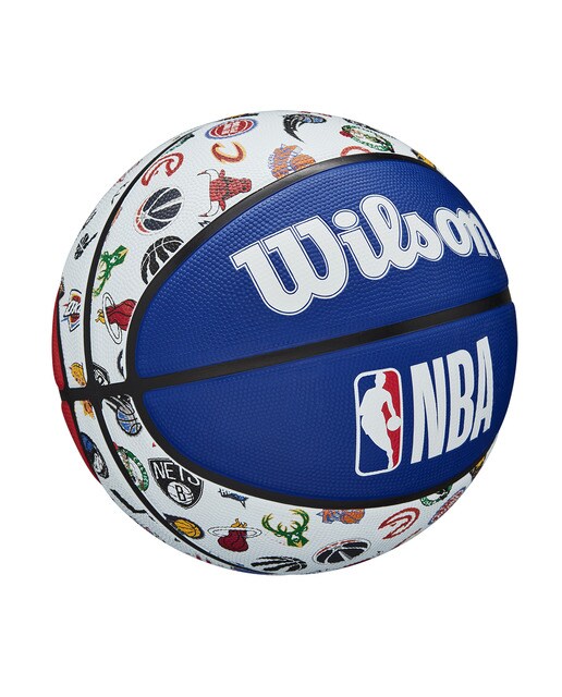 Bola de Basquetebol NBA All Teams Tamanho 7 Branco / Azul-2
