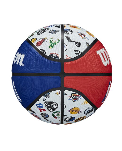 Bola de Basquetebol NBA All Teams Tamanho 7 Branco / Azul-4