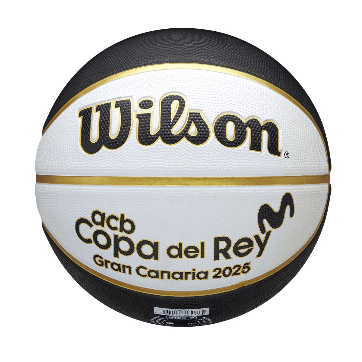 Bola de Basquetebol Copa del Rey Tamanho 7 Preto / Branco-7