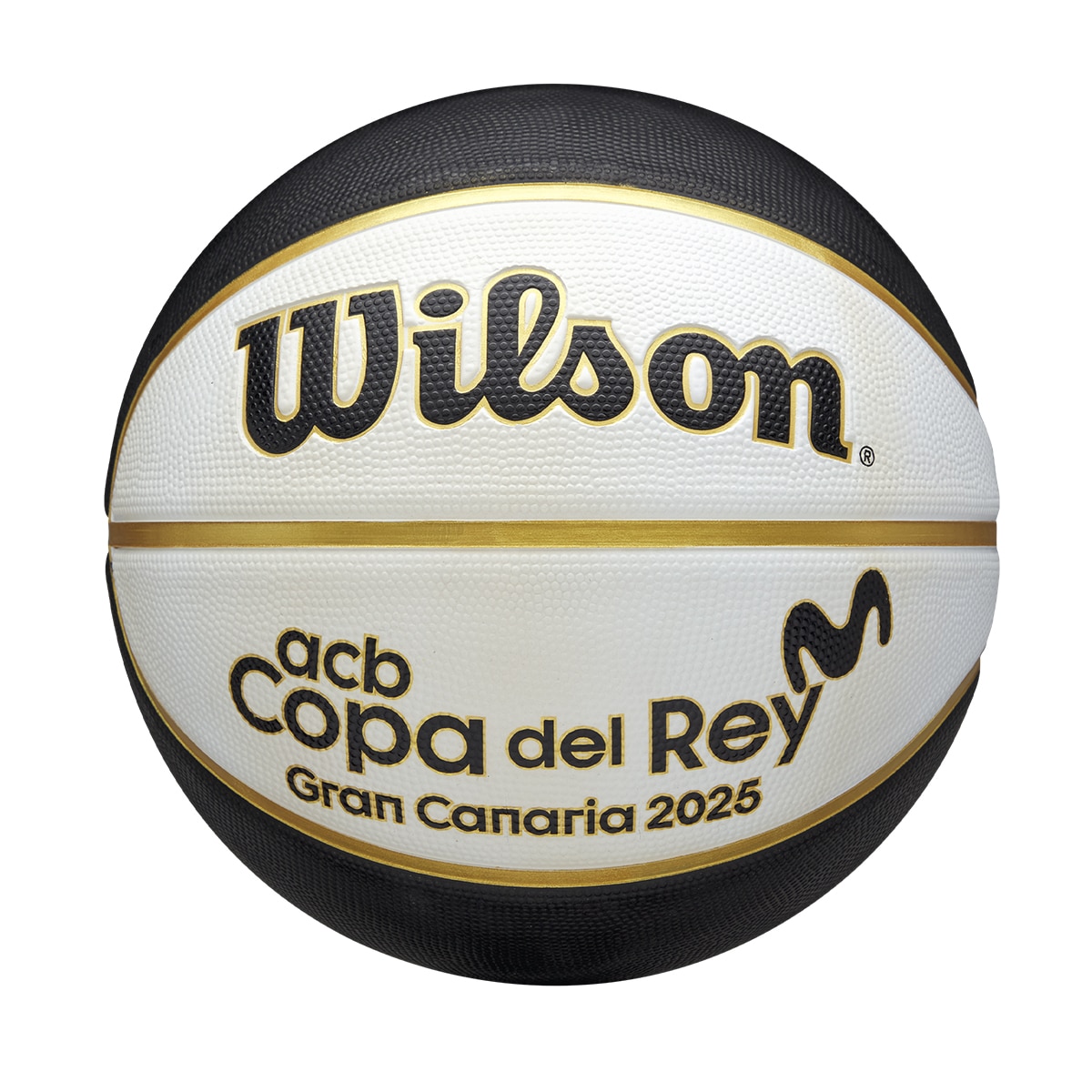 Bola de Basquetebol Copa del Rey Tamanho 5 Preto / Branco-1