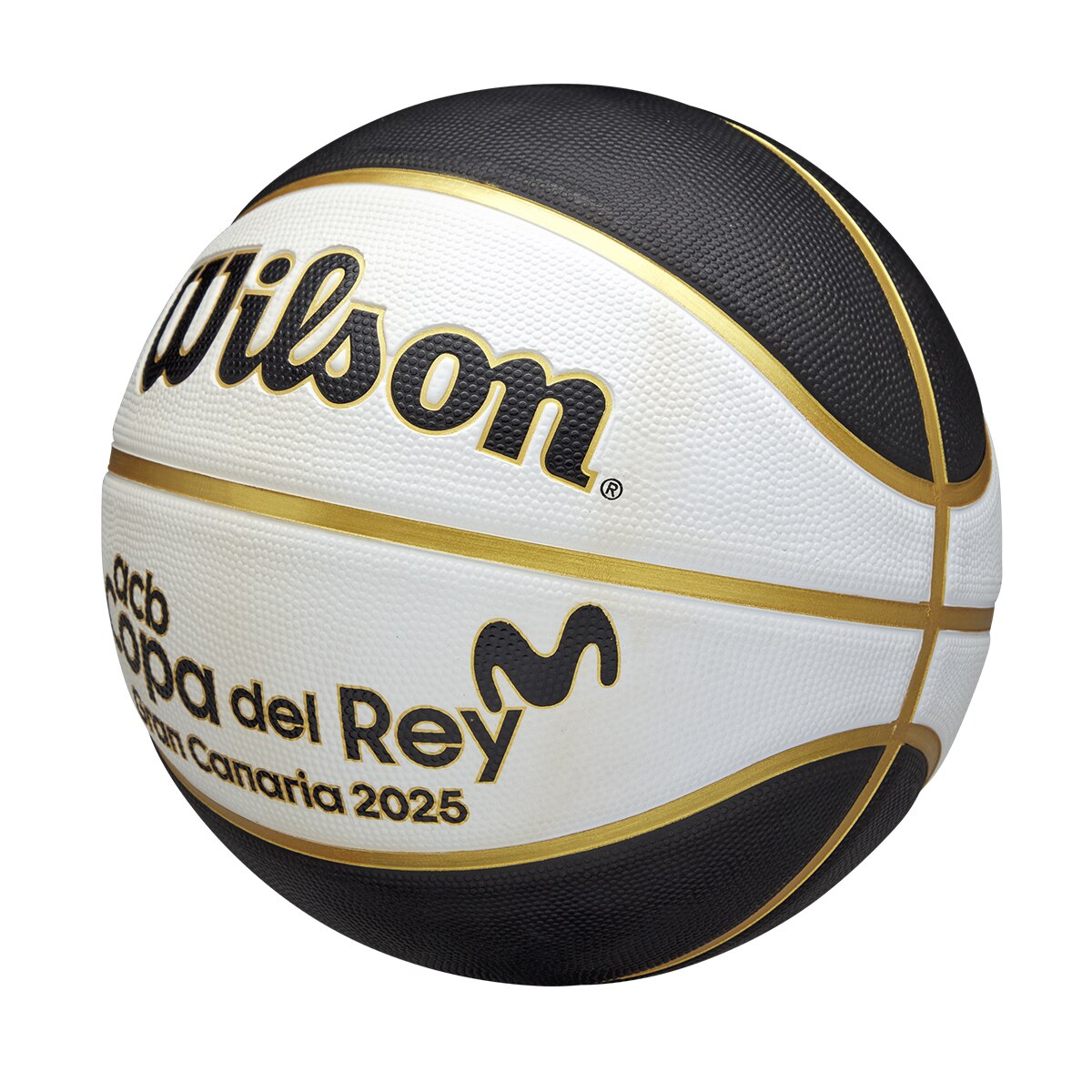 Bola de Basquetebol Copa del Rey Tamanho 5 Preto / Branco-3