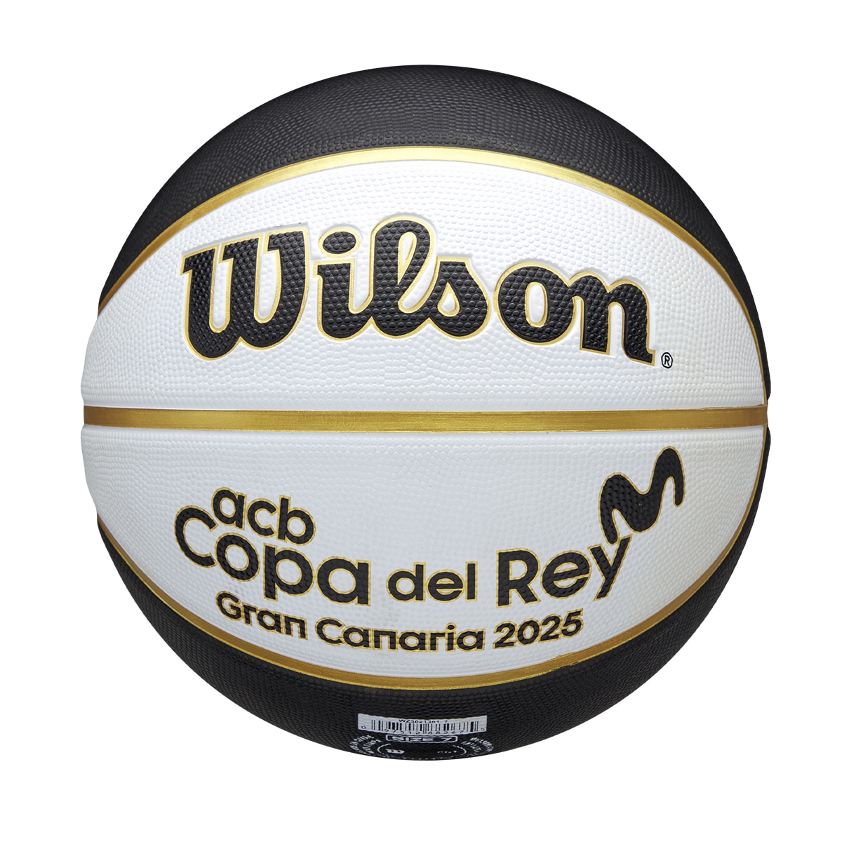 Bola de Basquetebol Copa del Rey Tamanho 5 Preto / Branco-7