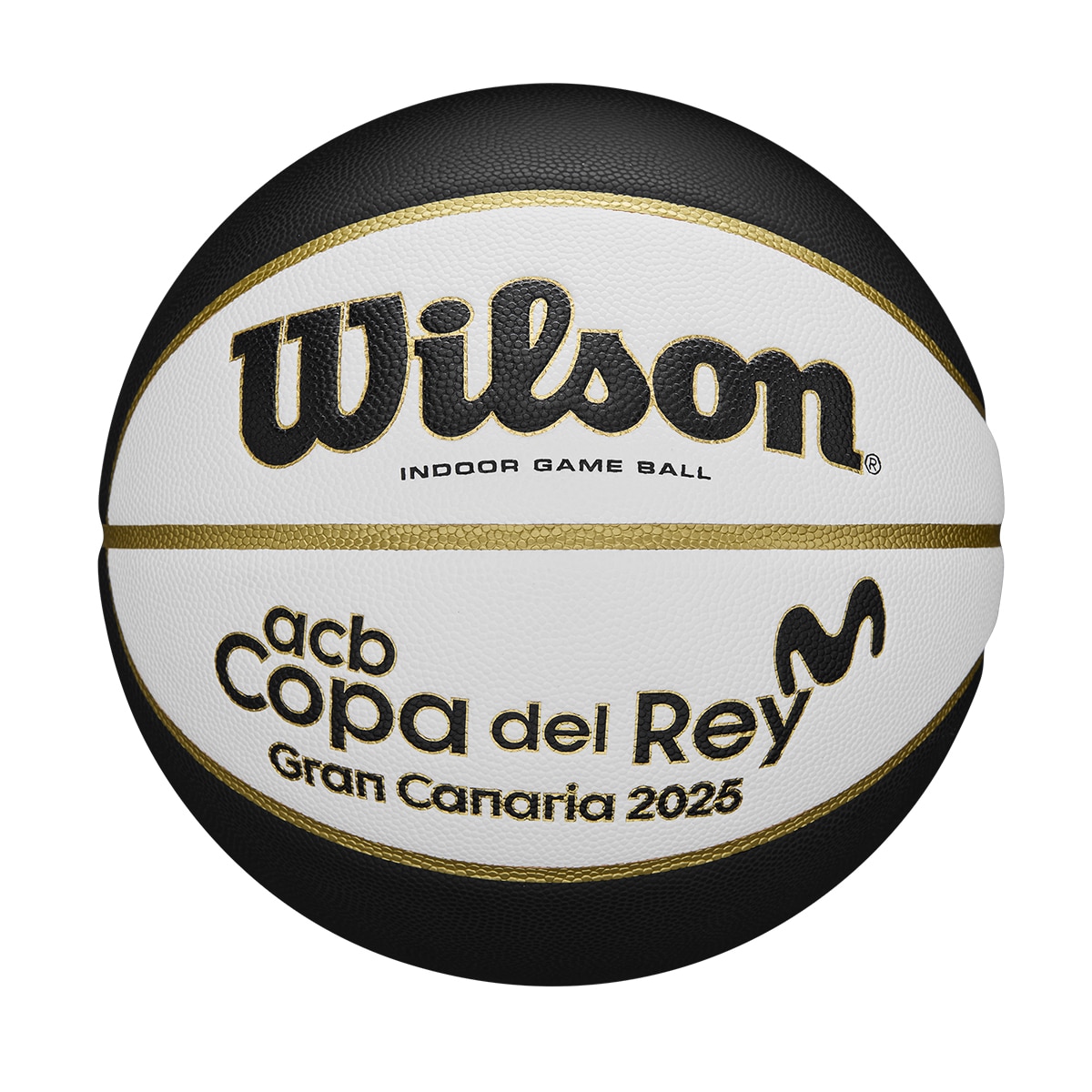 Bola de Basquetebol Copa del Rey Evo Tamanho 7 Preto / Branco-1