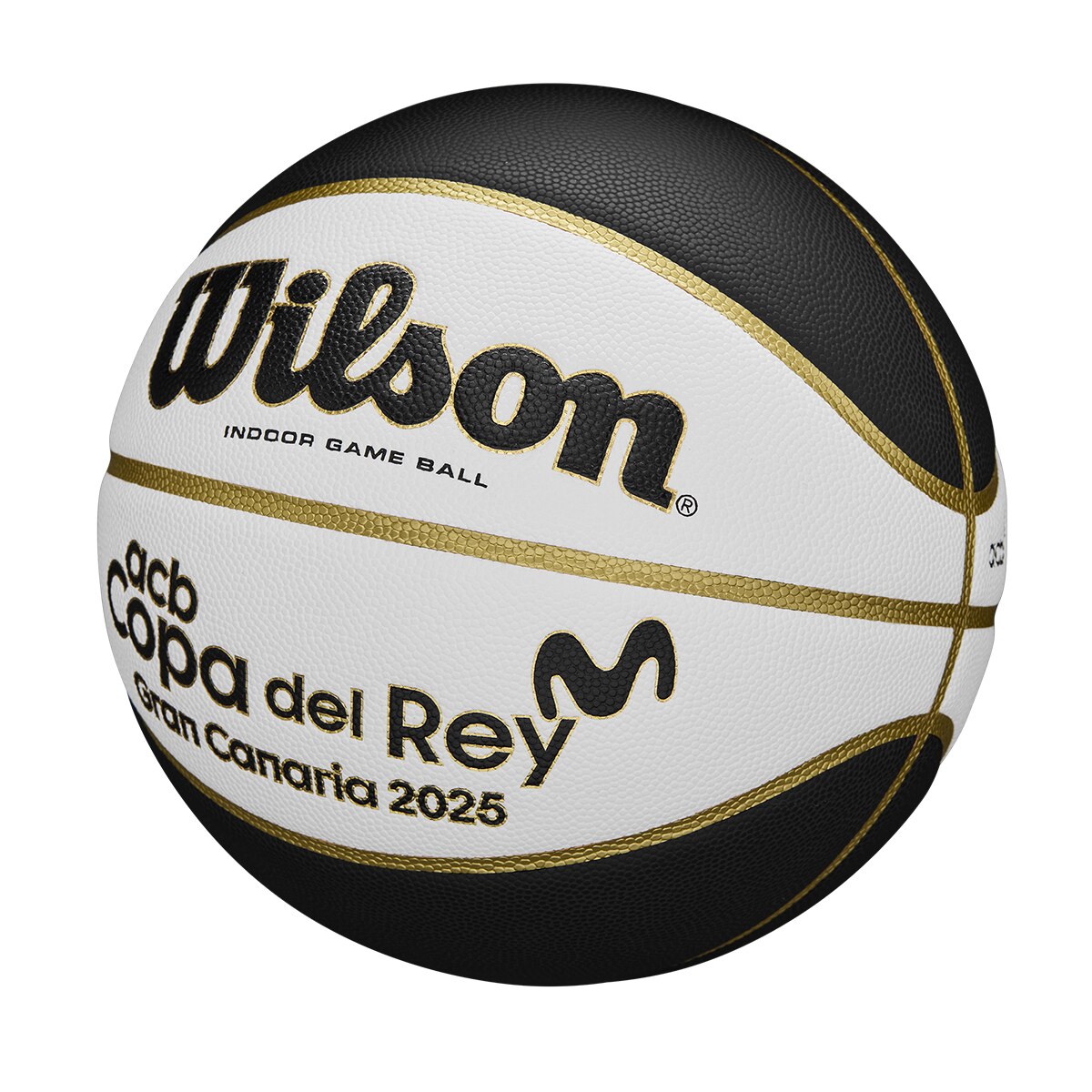 Bola de Basquetebol Copa del Rey Evo Tamanho 7 Preto / Branco-3
