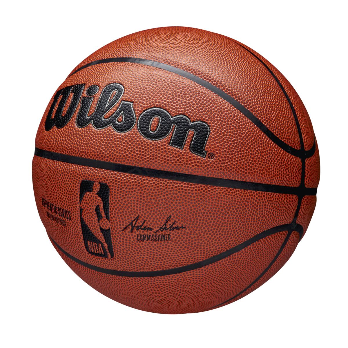 Bola de Basquetebol NBA Authentic Tamanho 7 Laranja-2