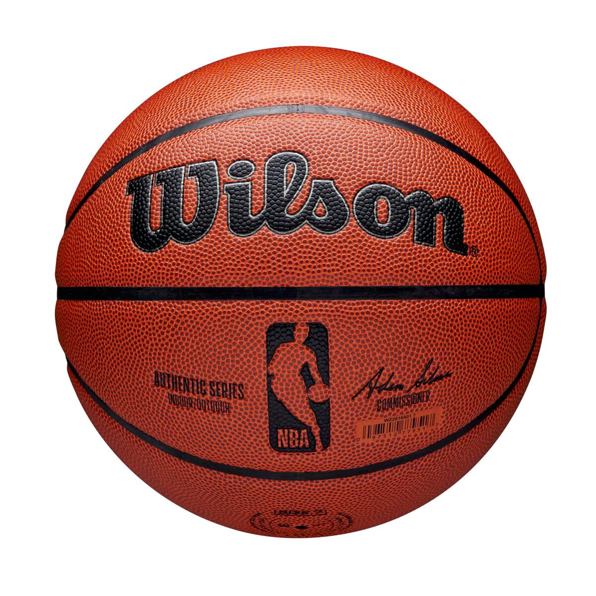 Bola de Basquetebol NBA Authentic Tamanho 7 Laranja-6