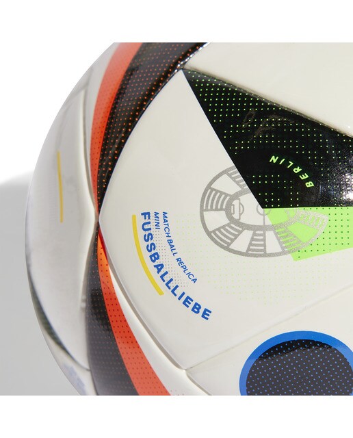 Mini Bola de Futebol Europeu 2024 Branco / Multicolor-3