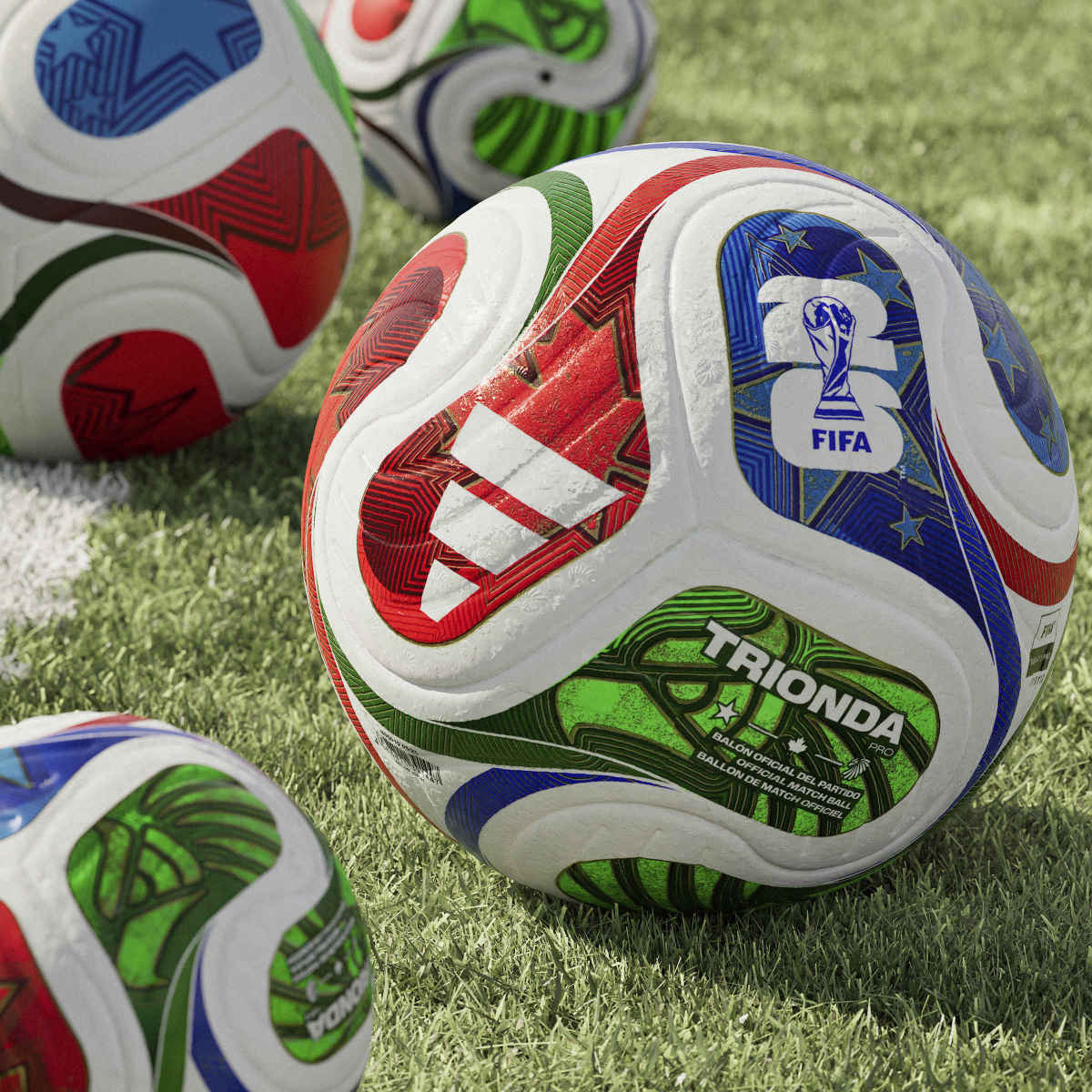 Bola de Futebol FIFA World Cup 26? Trionda Pro Branco-8