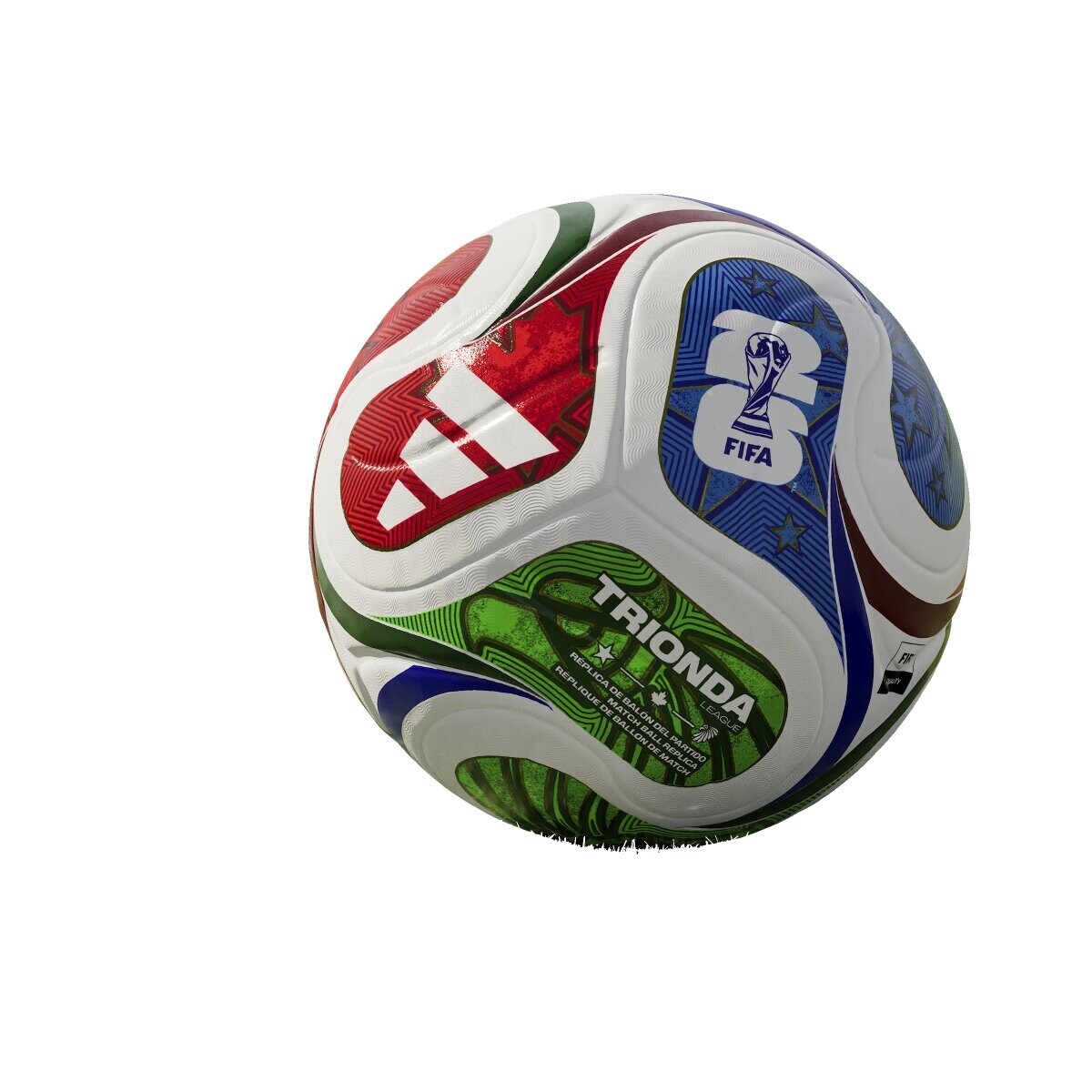 Bola de Futebol FIFA World Cup 26™ Trionda League Branco-4
