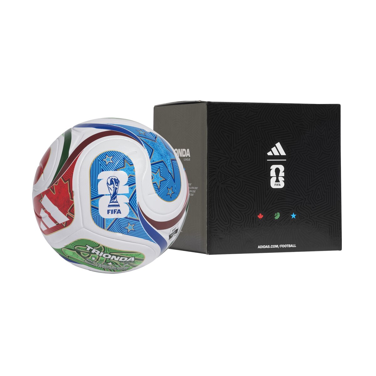 Bola de Futebol FIFA World Cup 26? Trionda League com Caixa Branco-3