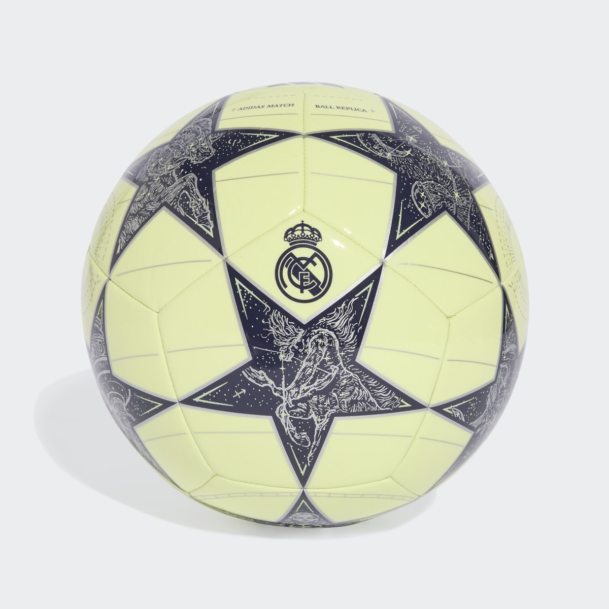 Bola de Futebol UEFA Champions League Real Madrid CF 2025-2026 Amarelo-2