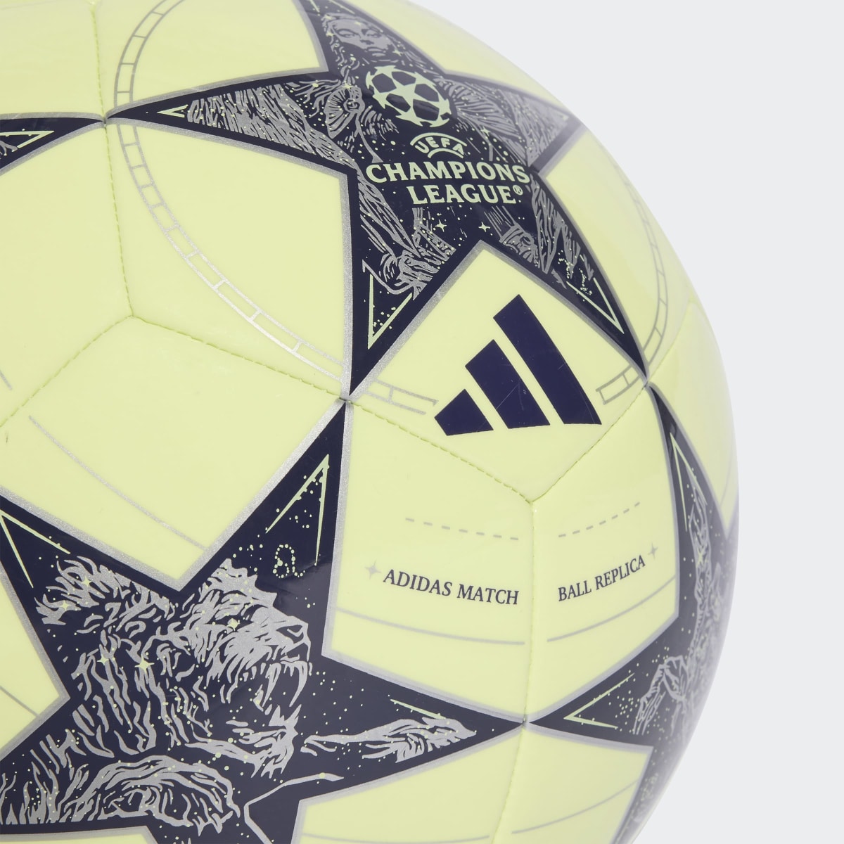 Bola de Futebol UEFA Champions League Real Madrid CF 2025-2026 Amarelo-3