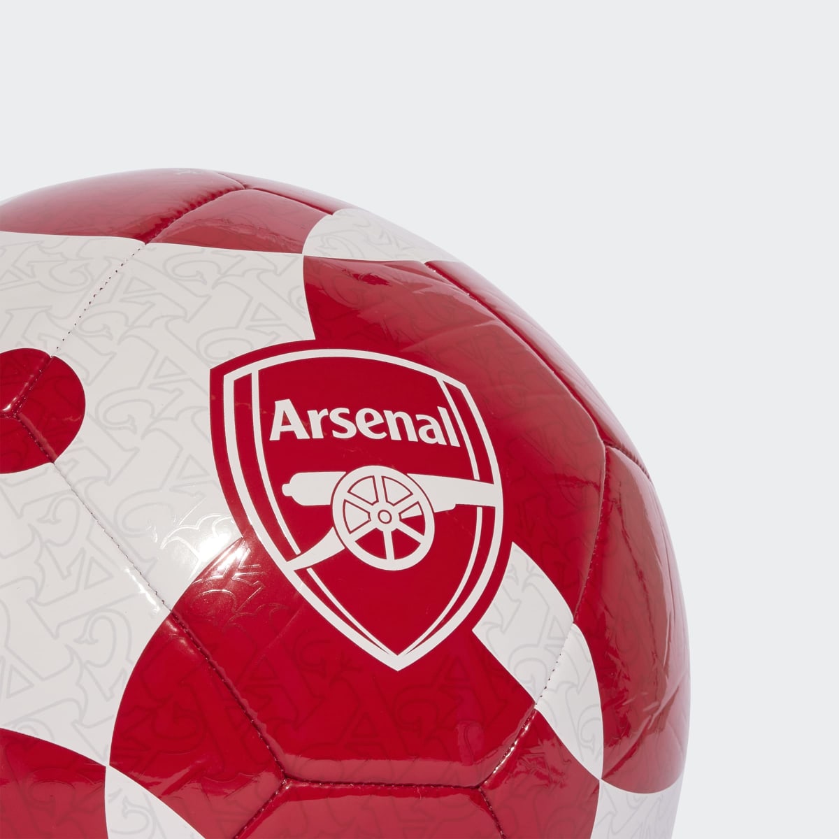 Bola de Futebol Arsenal Vermelho / Branco-4