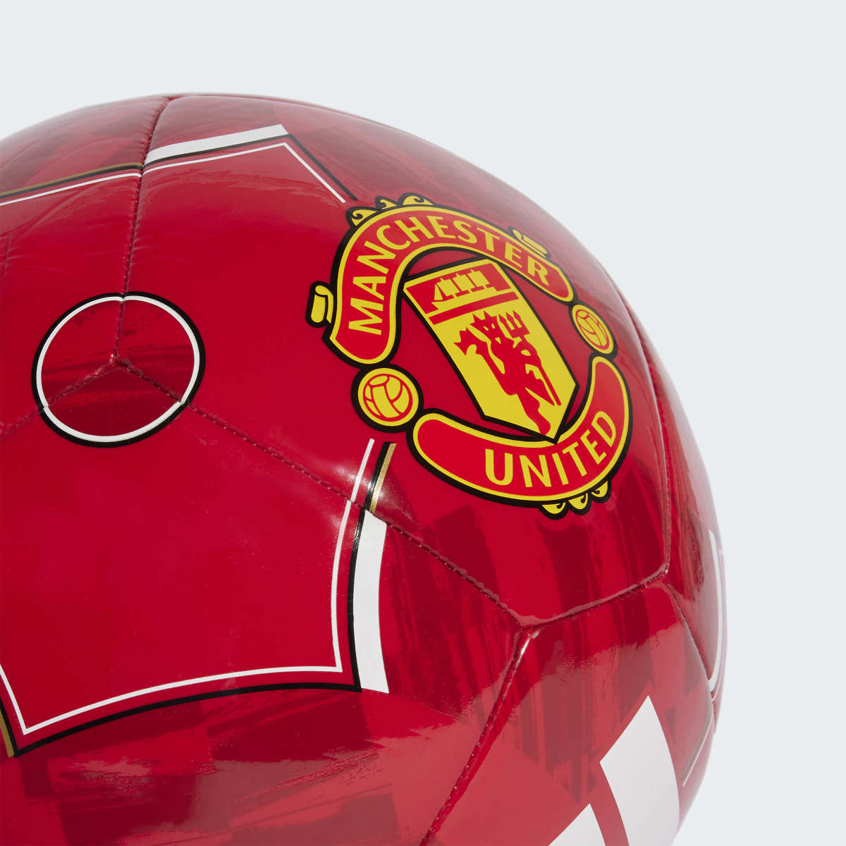 Bola de Futebol Manchester United Adidas Vermelho-3