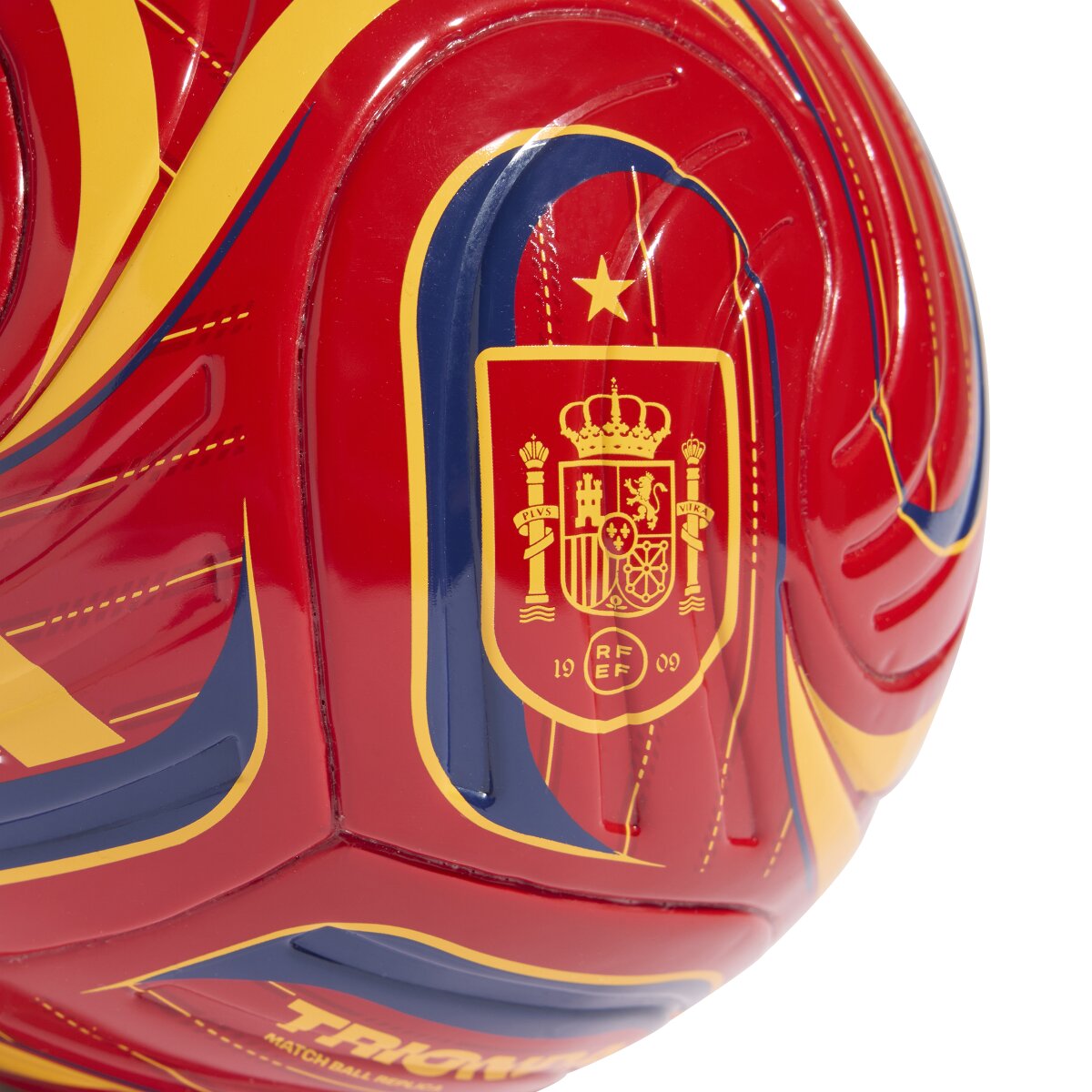 Mini Bola de Futebol Espanha Trionda Club Home Vermelho-3