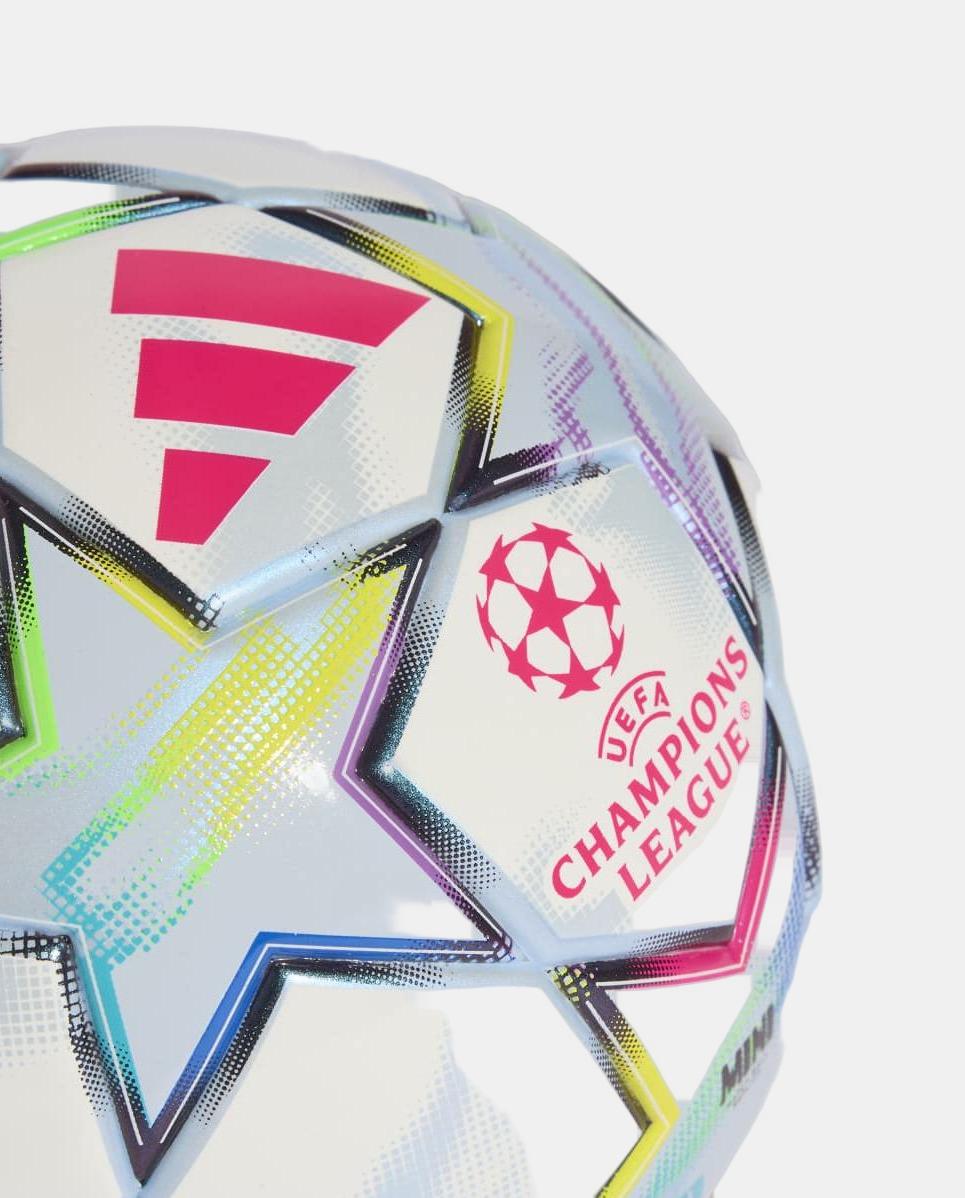 Mini Bola de Futebol Champions League 2026 Branco / Azul-4