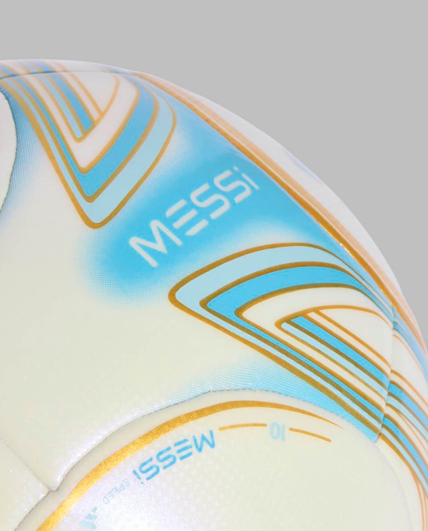 Bola de Futebol Messi Club Branco / Azul-4