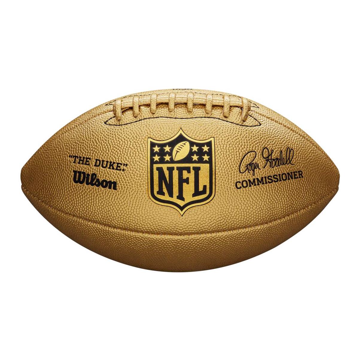 Bola de Futebol Americano Nfl Duke Gold Edition Ouro-1