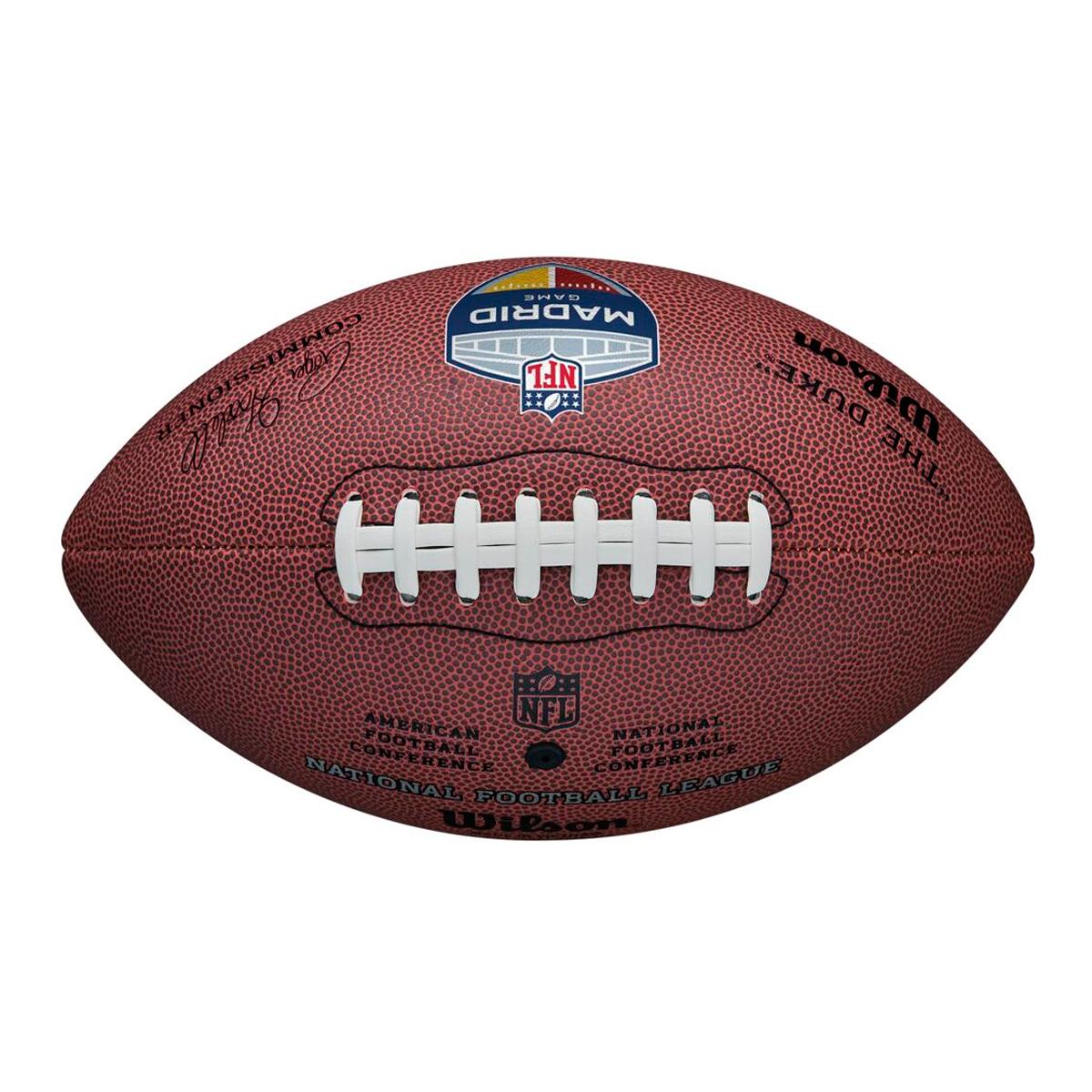Bola de Futebol Americano Nfl Madrid 2025 Replica Castanho-3