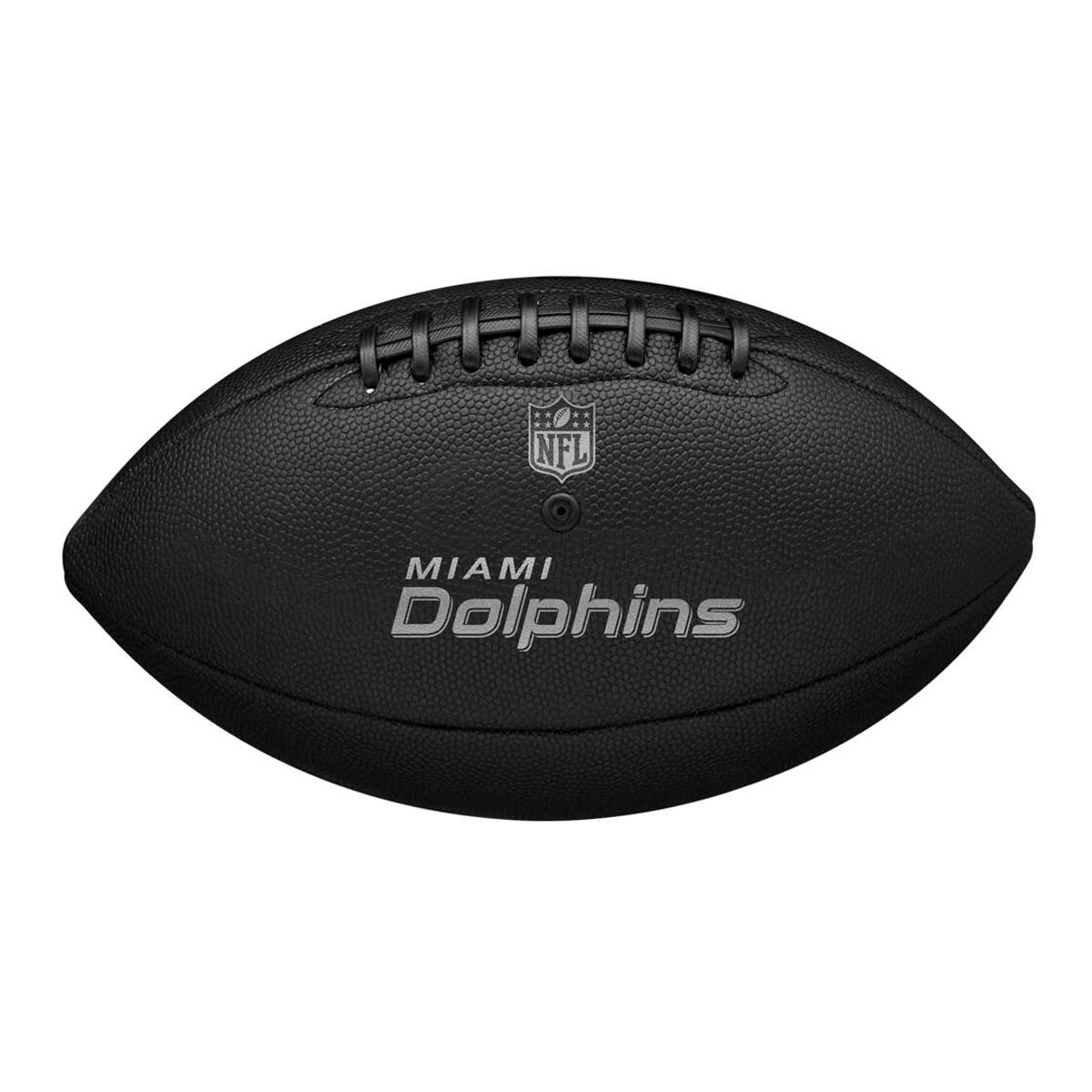 Bola de Futebol Americano Nfl Premiere Miami Dolphins Preto-2