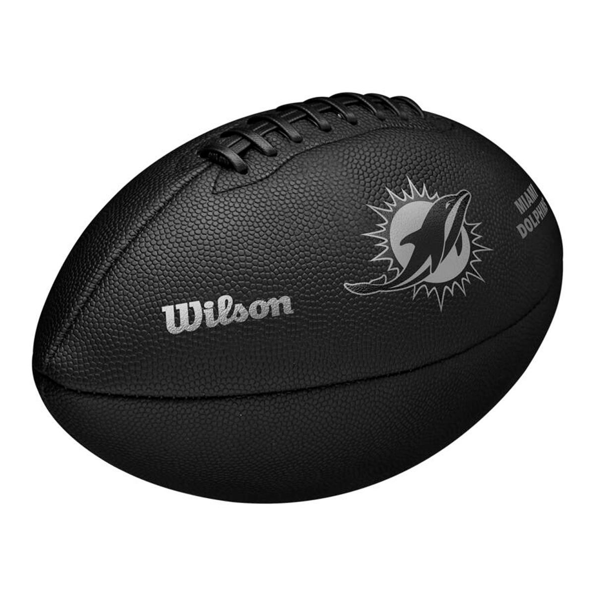 Bola de Futebol Americano Nfl Premiere Miami Dolphins Preto-4