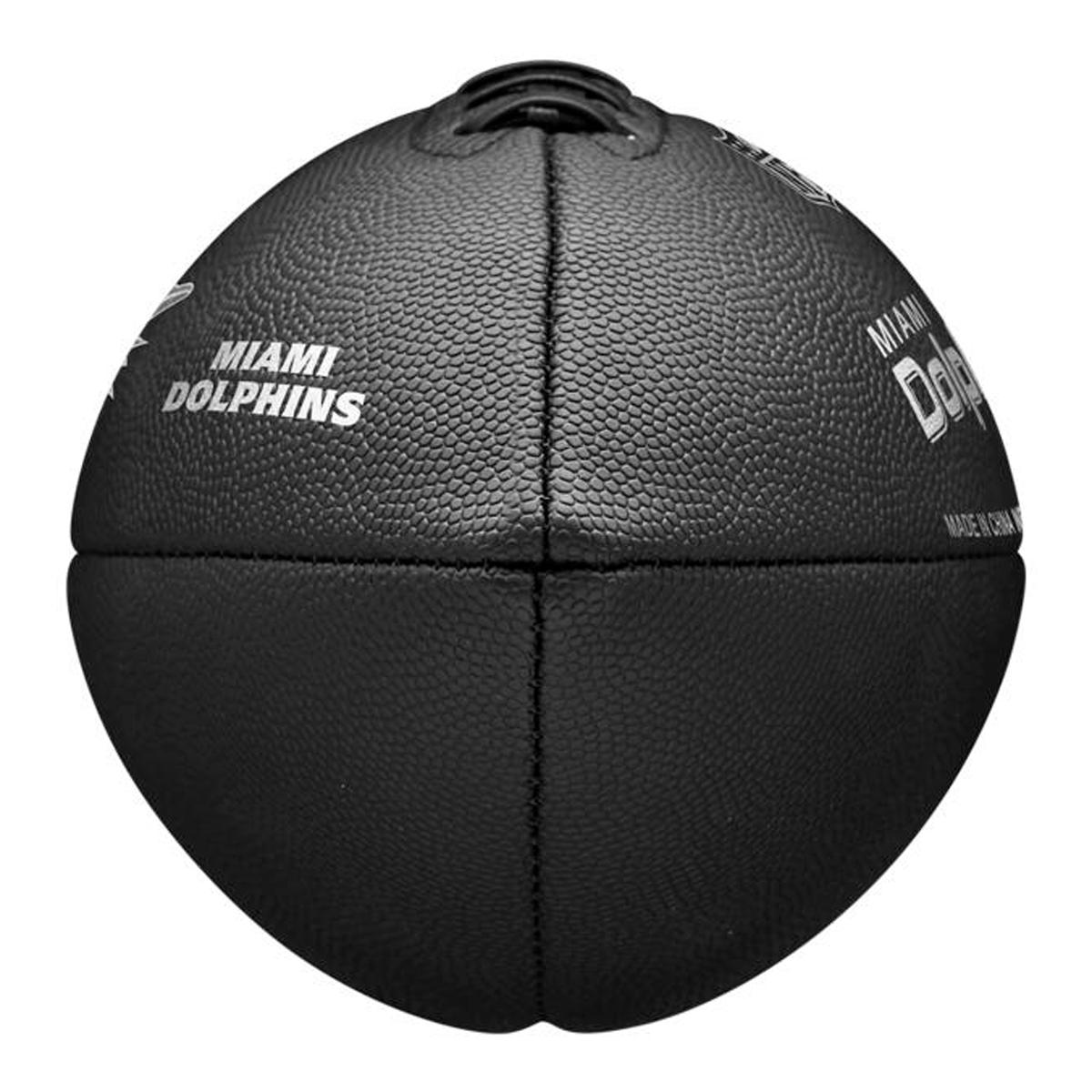 Bola de Futebol Americano Nfl Premiere Miami Dolphins Preto-6