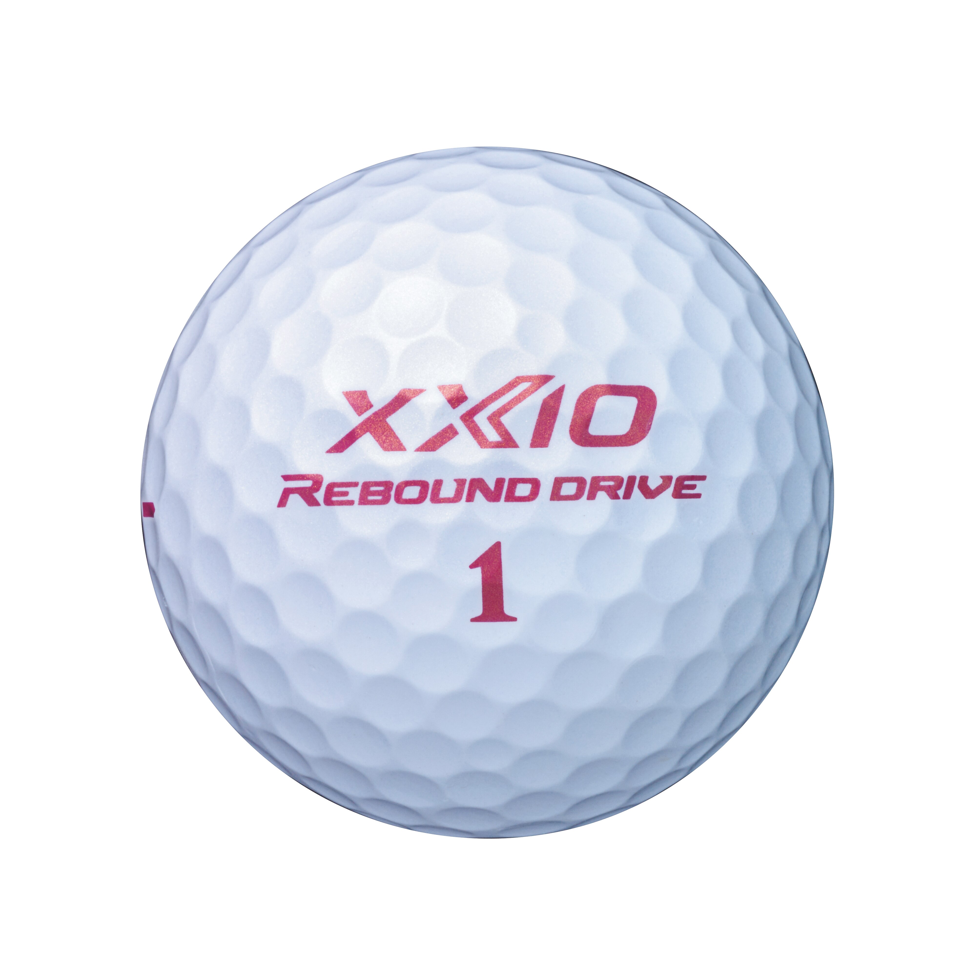 Caixa de 3 Bolas de Golfe Rebound Drive Rosa-1