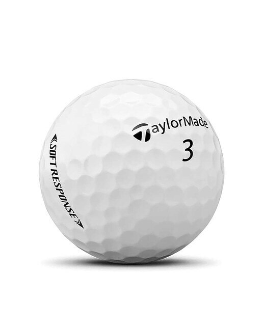 Caixa de 3 Bolas de Golfe TM22 Soft Response Branco-1