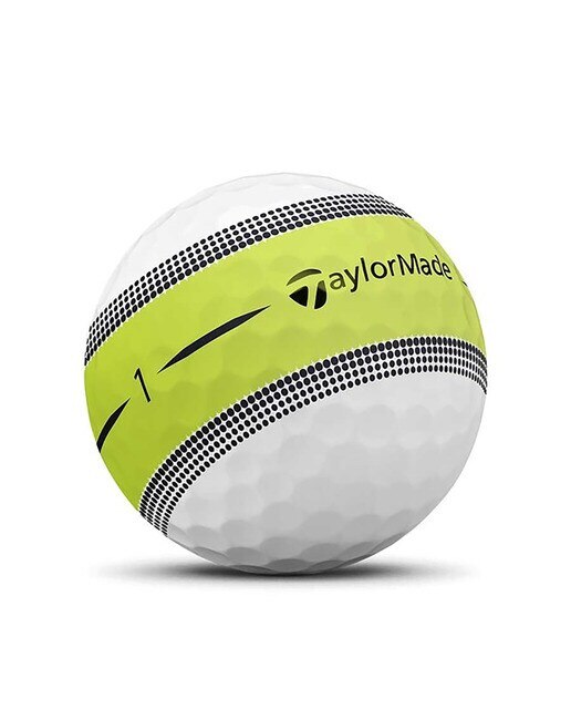 Caixa de 3 Bolas de Golfe TM22 Tour Response Stripe Branco / Verde-1