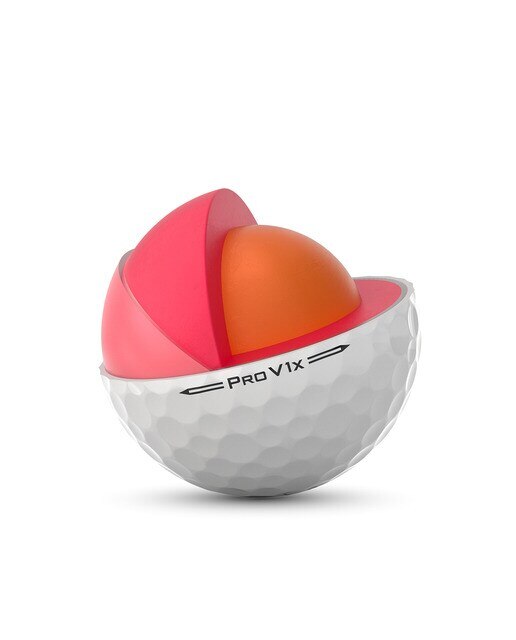Pack de 3 Bolas de Golfe Pro V1x 2023 Branco-4