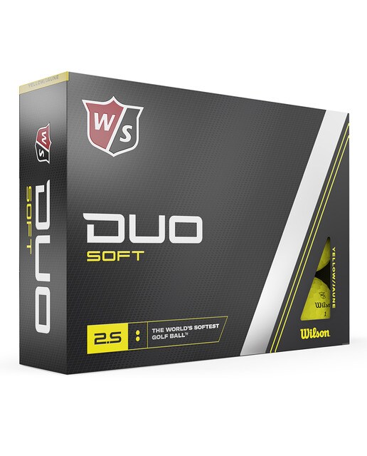 Caixa de 12 Bolas de Golf Duo Soft Amarelo-1