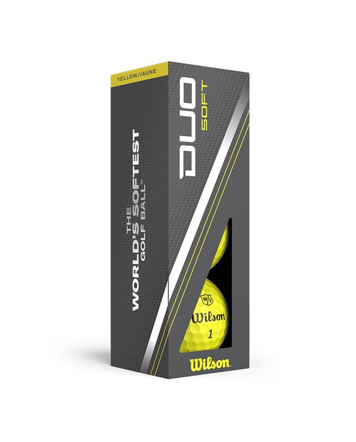 Caixa de 12 Bolas de Golf Duo Soft Amarelo-2
