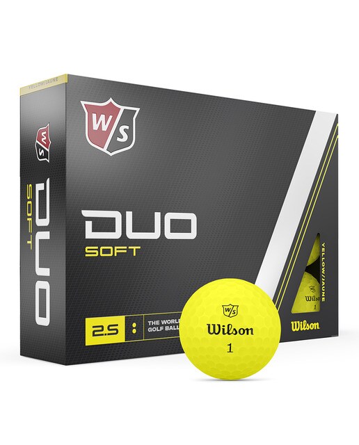 Caixa de 12 Bolas de Golf Duo Soft Amarelo-5