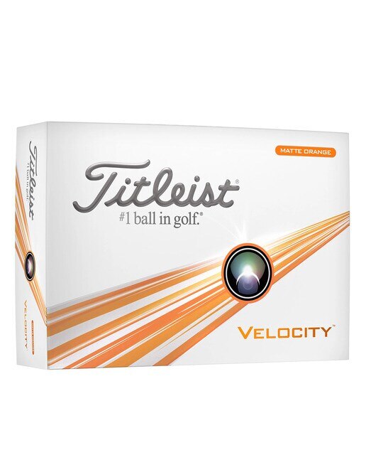 Dúzia de Bolas de Golf Velocity 2024 Laranja-1