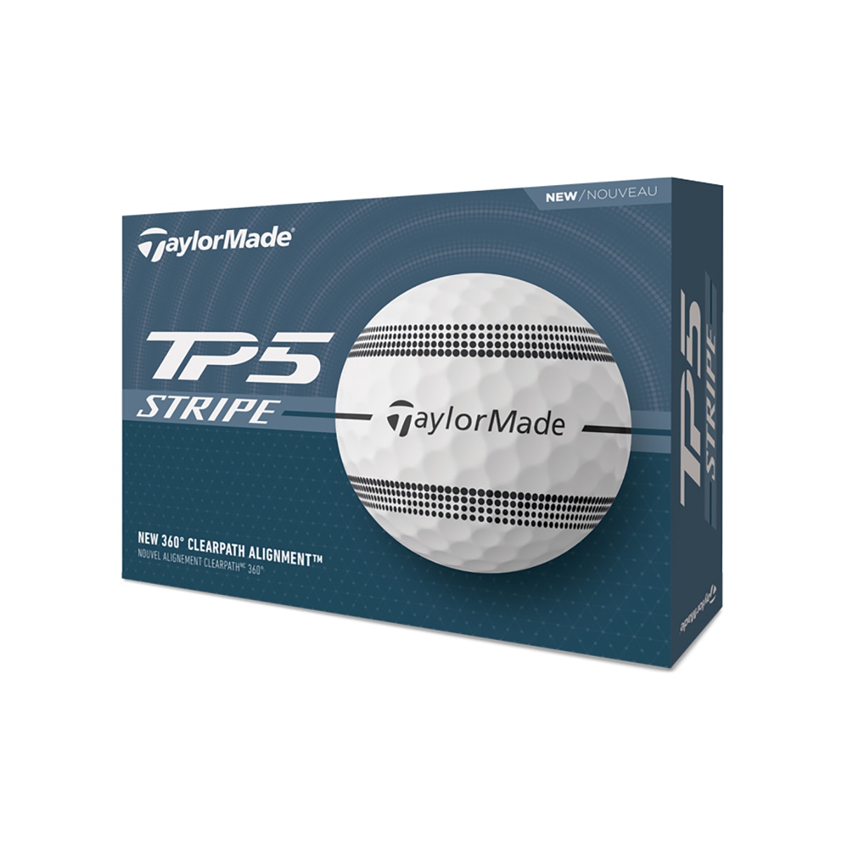 Dúzia de Bolas de Golf TP5 STRIPE 2025 Branco-2
