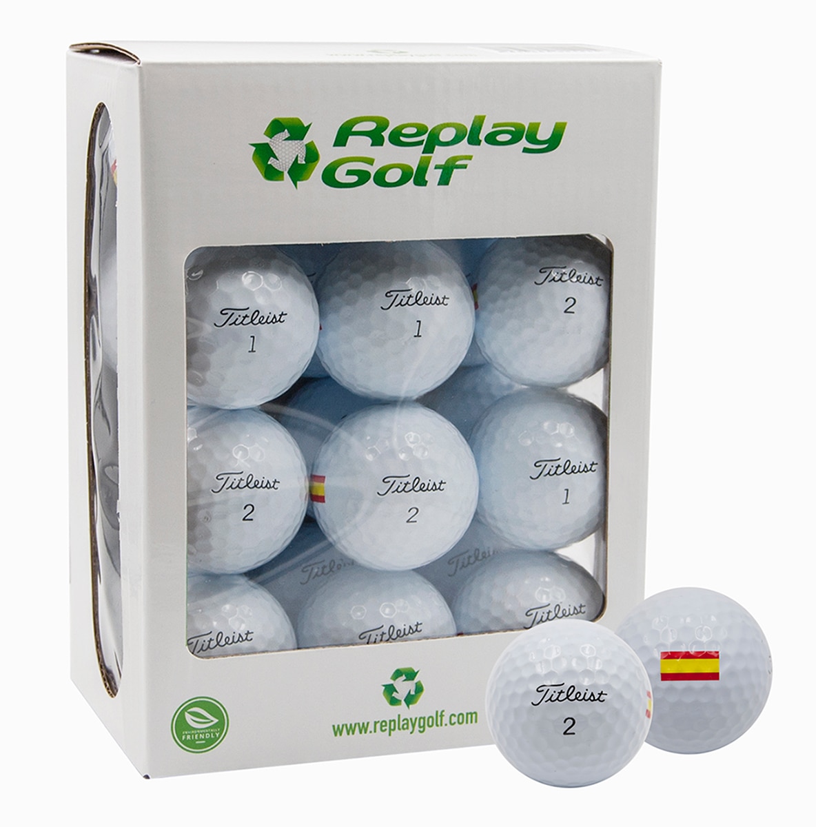 Imagen 0 de Paquete de 24 pelotas Replay Golf Blanco