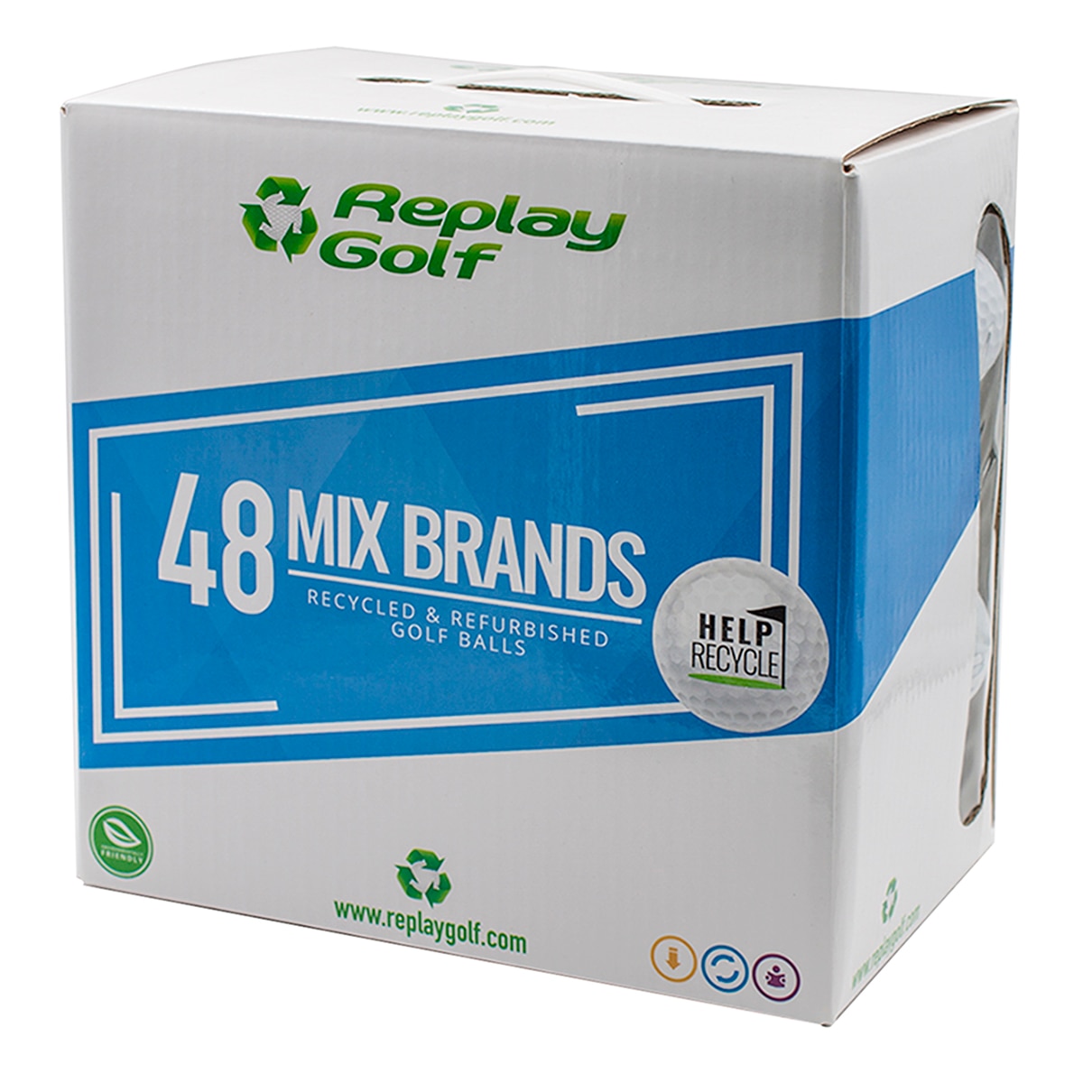 Imagen 0 de Paquete de 48 pelotas Replay Golf Multicolor