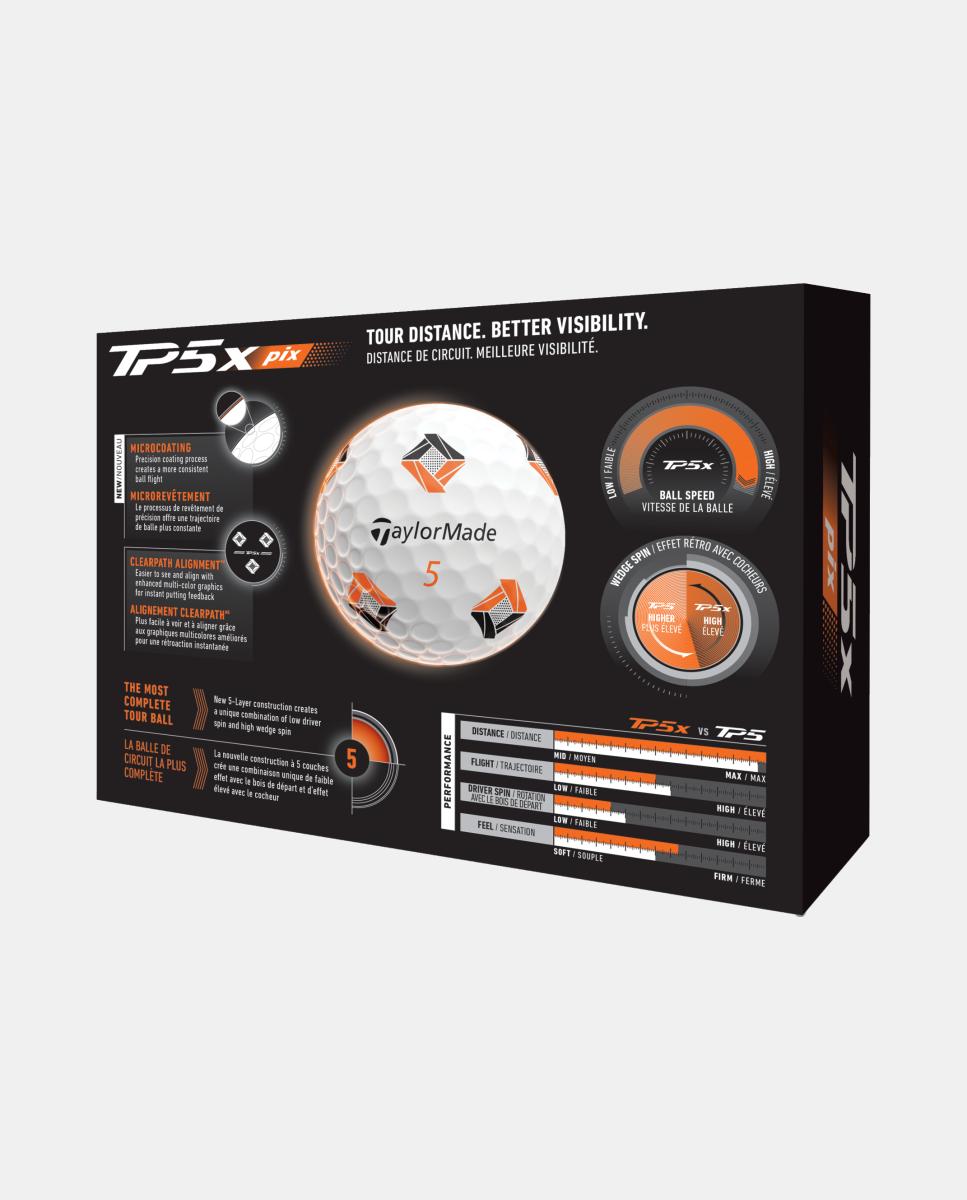 Dezena de Bolas de Golf Tp5X Pix 2026 Taylormade Multicolor-2